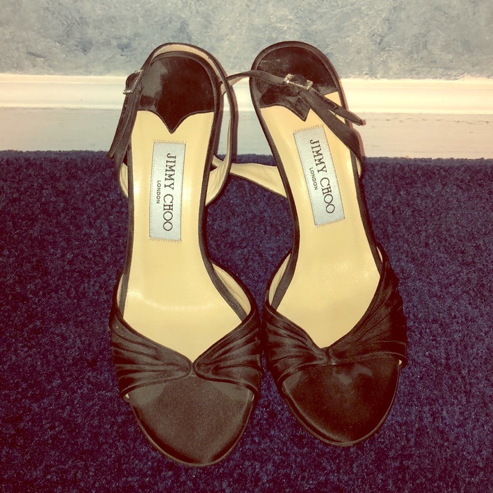 Jimmy Choo Satin Slingback Pumps